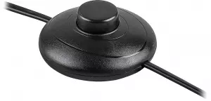 ЭЛМАКС - Сетевой шнур (с ножным выключателем) черный DM106, артикул 29843 элмакс, электротехника, кабель, светотехника, elmax.pro