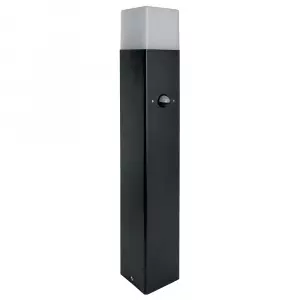 ЭЛМАКС - Светильник садово-парковый с датчиком освещенности/движения, 230V E27, DH0207, черный (столб) элмакс, электротехника, кабель, светотехника, elmax.pro