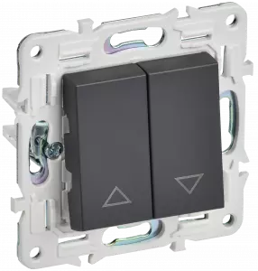 ЭЛМАКС - SKANDY Выключ. жалюзи 10А SK-V12T титан IEK элмакс, электротехника, кабель, светотехника, elmax.pro