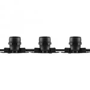 ЭЛМАКС - Гирлянда 230V 100 E27 черный, шаг 50cm, IP 65, 50м +1,5м шнур, CL50-50 элмакс, электротехника, кабель, светотехника, elmax.pro