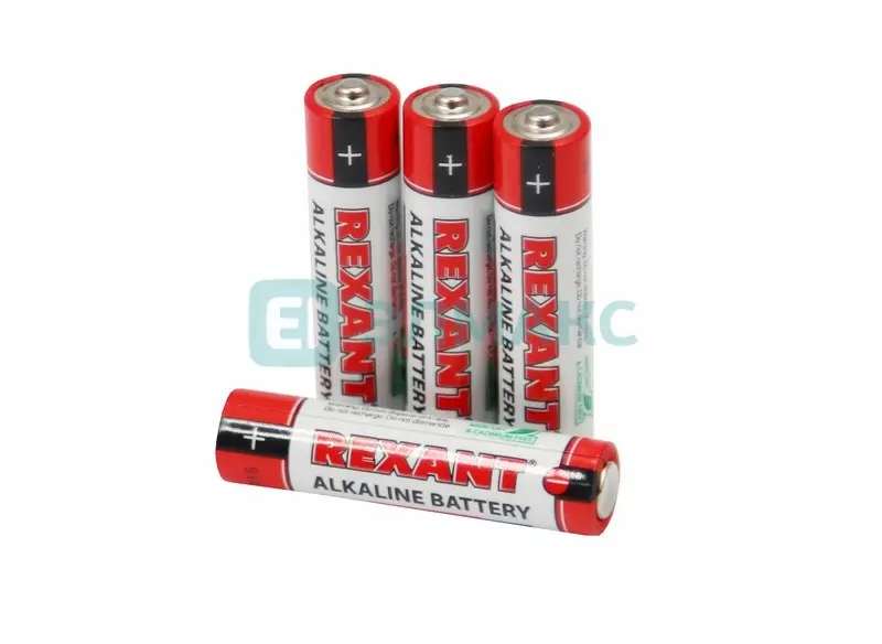 ЭЛМАКС - Алкалиновая батарейка AAA/LR03 "REXANT"1,5 V 1200 mAh элмакс, электротехника, кабель, светотехника, elmax.pro