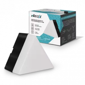 ЭЛМАКС - Светильник-коннектор треугольный ДБО-ТР-LINE 10Вт 230В 6500К черный NEOX элмакс, электротехника, кабель, светотехника, elmax.pro