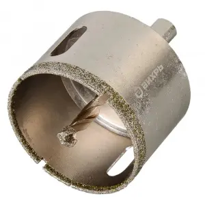 ЭЛМАКС - Коронка алмазная по керамограниту/керамике, 68 мм Вихрь элмакс, электротехника, кабель, светотехника, elmax.pro