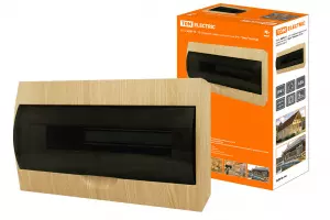 ЭЛМАКС - Бокс ЩРН-П-18 модулей навесной пластик IP40 "Эко" (сосна) TDM элмакс, электротехника, кабель, светотехника, elmax.pro