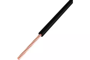 ЭЛМАКС - Провод ПГВА 1х1.00 мм² (бухта 200 м), Cu, чёрный REXANT элмакс, электротехника, кабель, светотехника, elmax.pro