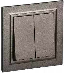 ЭЛМАКС - BRITE Выключ. 2-кл. 10А в сб. ВСР10-2-0-БрТБ бр. IEK элмакс, электротехника, кабель, светотехника, elmax.pro