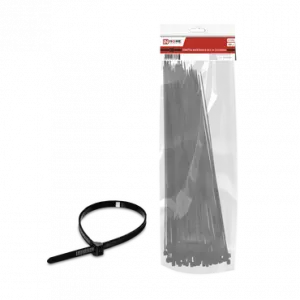 Хомут КСС-А 7,6х500 нейлоновый с УФ защитой черный (100шт./упак.) IN HOME