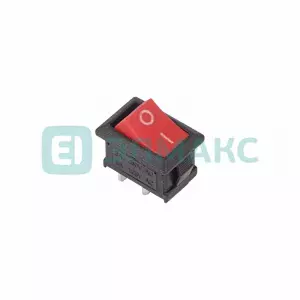 ЭЛМАКС - Выключатель клавишный 250V 6А (2с) ON-OFF красный Mini (RWB-201, SC-768) REXANT элмакс, электротехника, кабель, светотехника, elmax.pro