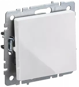 ЭЛМАКС - BRITE Выключ. 1-кл. 10А ВС10-1-0-БрБ бел. элмакс, электротехника, кабель, светотехника, elmax.pro