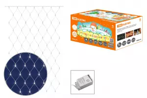 ЭЛМАКС - Гирлянда новогодняя "Сеть" 1,5х2,5 м, белый свет, 8 режимов, наружное использование, IP44, TDM элмакс, электротехника, кабель, светотехника, elmax.pro