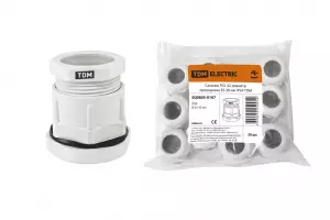 ЭЛМАКС - Сальник PGL 42 диаметр проводника 35-39 мм IP54 TDM элмакс, электротехника, кабель, светотехника, elmax.pro