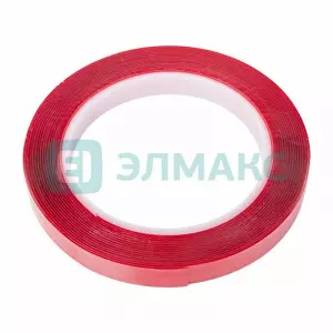 ЭЛМАКС - Двухсторонний скотч, прозрачный на 100% акриловой основе 12 мм (ролик 5 м) REXANT элмакс, электротехника, кабель, светотехника, elmax.pro