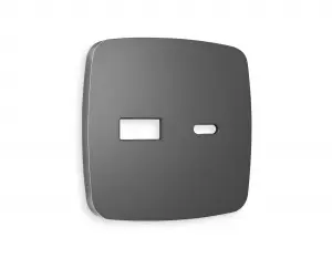 ЭЛМАКС - Лицевая панель OMEGA (Антрацит серый) для розетки 2USB тип A+C QUANT OP6610 элмакс, электротехника, кабель, светотехника, elmax.pro