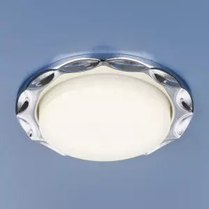 Встраиваемый точечный светильник 1064 GX53 SL серебро