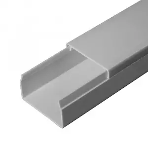 Кабель-канал серый RAL 7035 2-й замок в п/э 40х25 мм (30м/уп) Промрукав Кабель-канал серый RAL 7035 2-й замок в п/э 40х25 мм (30м/уп) Промрукав