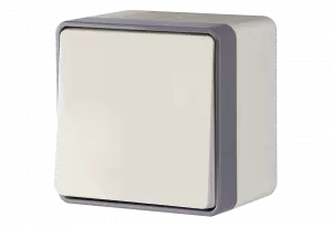 ЭЛМАКС - WL15-01-02/ Выключатель одноклавишный влагозащищенный Gallant (слоновая кость) элмакс, электротехника, кабель, светотехника, elmax.pro