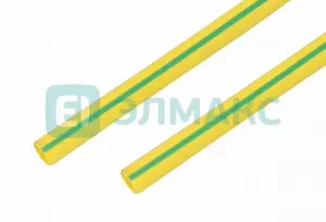 ЭЛМАКС - 20. 0 / 10. 0 мм 1м термоусадка желто-зеленая REXANT элмакс, электротехника, кабель, светотехника, elmax.pro