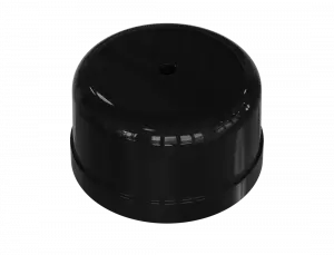 ЭЛМАКС - Коробка распределительная пластиковая D78мм, высота 43мм, IP20, цвет - черный, серия УСАДЬБА, ТМ МЕЗ элмакс, электротехника, кабель, светотехника, elmax.pro