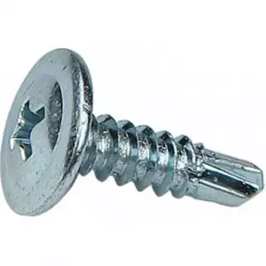 Саморез 4,2х25 с прессшайбой, Сверло, цинк (1000 шт/уп) Промрукав
