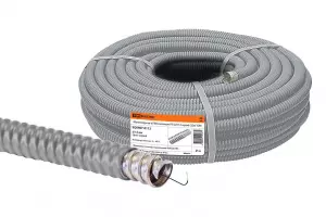 Металлорукав в ПВХ-изоляции РЗ-Ц-П 12 серый (25м) TDM