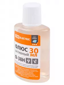 ЭЛМАКС - Флюс активный Ф-38Н, для пайки нихрома, 30 мл, серия "Алмаз" TDM элмакс, электротехника, кабель, светотехника, elmax.pro