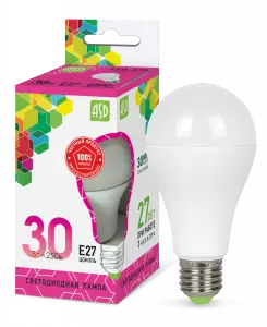 Лампа светодиодная LED-A70-std 30Вт 230В Е27 6500К 2700Лм ASD