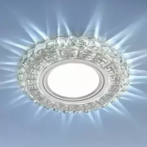 Встраиваемый точечный светильник с LED подсветкой 2217 MR16 CL прозрачный