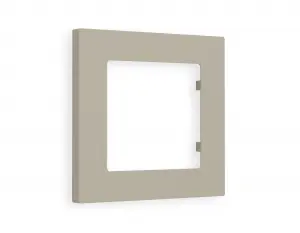 ЭЛМАКС - Рамка ALFA Techno (Серо-бежевый матовый) 1-ая AF220361 элмакс, электротехника, кабель, светотехника, elmax.pro