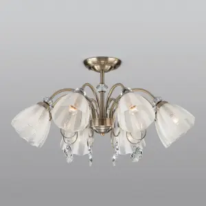 ЭЛМАКС - Потолочный светильник 30155/8 античная бронза элмакс, электротехника, кабель, светотехника, elmax.pro