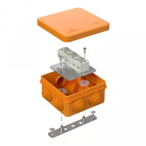 ЭЛМАКС - Коробка огнестойкая для о/п 40-0210-FR1.5-6 Е15-Е120 80х80х40 Промрукав элмакс, электротехника, кабель, светотехника, elmax.pro