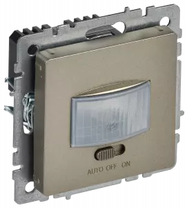 ЭЛМАКС - BRITE Датчик движения ДС10-1-БрШ шамп. IEK элмакс, электротехника, кабель, светотехника, elmax.pro