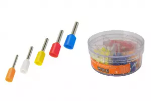 ЭЛМАКС - Набор наконечников-гильз серии Е №1 (Е0508, Е7508, Е1008, Е1508, Е2508) TDM элмакс, электротехника, кабель, светотехника, elmax.pro