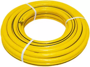 Шланг поливочный армированный 3-слойный ,желтый, 3/4"х25 м