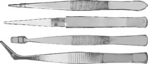 Пинцеты набор 4 шт. нержавеющие (USP)