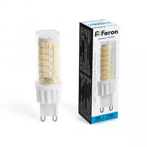 ЭЛМАКС - Лампа светодиодная, (13W) 230V G9 6400K JCD, LB-436 элмакс, электротехника, кабель, светотехника, elmax.pro