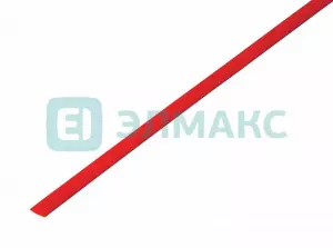 ЭЛМАКС - 3. 5 / 1. 75 мм 1м термоусадка красная REXANT элмакс, электротехника, кабель, светотехника, elmax.pro
