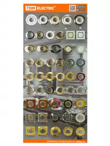 Стенд Встраиваемые светильники 1350х600