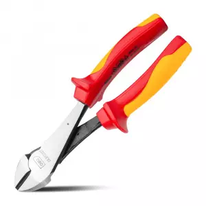 Бокорезы диэлектрические усиленные диагональные Deli DL512207 180мм, сталь Cr-V, сертификат VDE для 