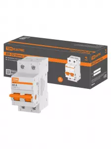ЭЛМАКС - Выключатель нагрузки (мини-рубильник) ВН-32 2P 40A Home Use TDM элмакс, электротехника, кабель, светотехника, elmax.pro