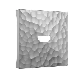 Накладка для розетки HDMI (hammer серебряный)