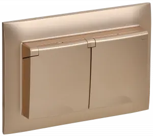 ЭЛМАКС - SKANDY Роз. 2-я с кр. 16А в сб IP44 SK-R12Sa песоч. IEK элмакс, электротехника, кабель, светотехника, elmax.pro