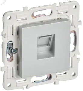 ЭЛМАКС - SKANDY Роз. комп. RJ45 кат.6 SK-K02S сереб. IEK элмакс, электротехника, кабель, светотехника, elmax.pro