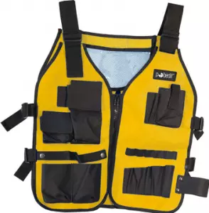 Жилет строительный Profi, 10 карманов, Pobedit