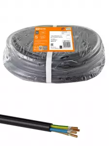 Кабель ВВГнг(А)-FRLS 4х1,5 ок(N)-0,66 ГОСТ (10м) TDM