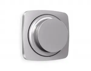 ЭЛМАКС - Лицевая панель OMEGA (Сталь матовый) для светорегулятора универсального QUANT OP5055 элмакс, электротехника, кабель, светотехника, elmax.pro