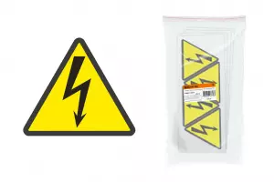 ЭЛМАКС - Символ "Молния" (треугольник) 130х130х130мм TDM элмакс, электротехника, кабель, светотехника, elmax.pro