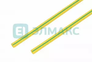 ЭЛМАКС - 8. 0 / 4. 0 мм 1м термоусадка желто-зеленая REXANT элмакс, электротехника, кабель, светотехника, elmax.pro