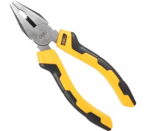 Плоскогубцы комбинированные Deli DL2006 160мм Сталь CrV, двухкомпонентная ручка.