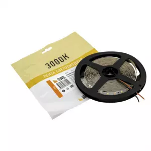 Лента светодиодная SMD 2835, 84 LED/м, 8,6 Вт/м, 24В, IP20, Теплый белый