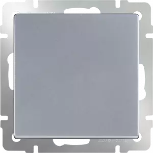 ЭЛМАКС - WL06-SW-1G/Выключатель одноклавишный (серебряный) элмакс, электротехника, кабель, светотехника, elmax.pro